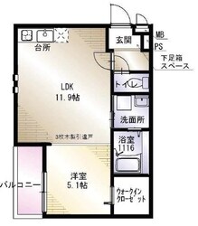 （仮称）フジパレス桜井四丁目Ｂ棟の物件間取画像